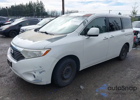 2011 Nissan Quest S from USA, damaged, VIN JN8AE2KP8B9007034
